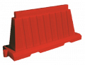 Водоналивной дорожный пластиковый блок (вкладывающийся барьер) 2м красный