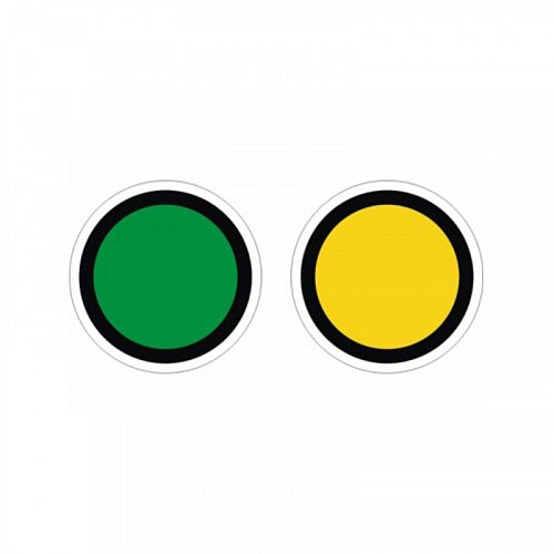 Знак GD-02«Постоянный диск уменьшения скорости.»
