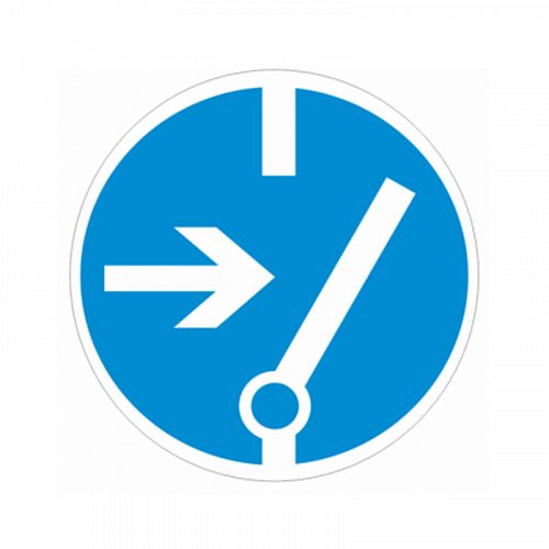 Знак М14. &amp;quot;Отключить перед работой&amp;quot;